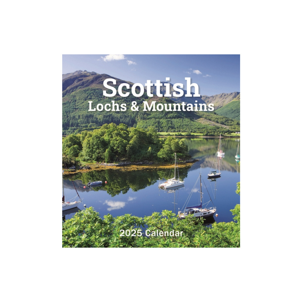 Scottish Lochs & Mountains Mini Easel Desk Calendar 2025 (häftad, english) Carousel Calendars