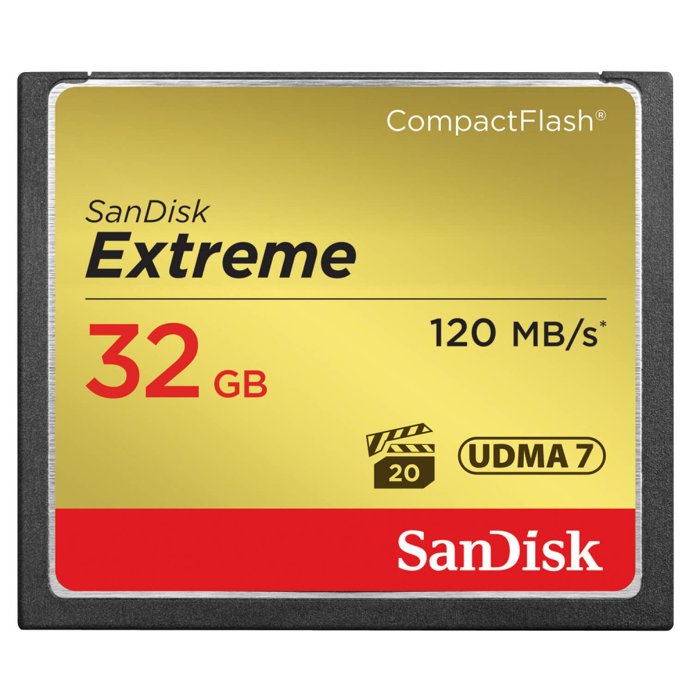 Minneskort CF Extreme 32GB 120MB/s UDMA7