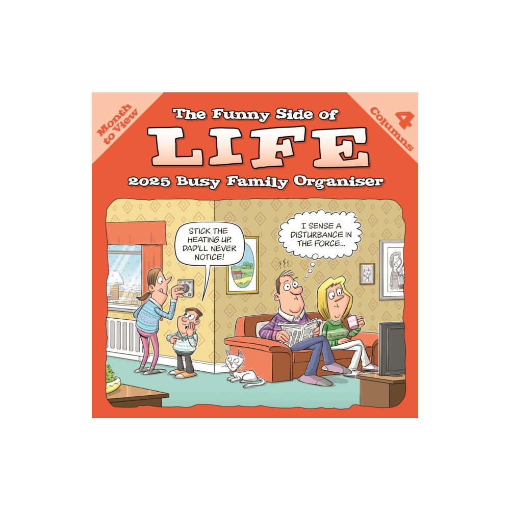Funny Side of Life Wiro Planner Wall Calendar 2025 (häftad, english) Carousel Calendars
