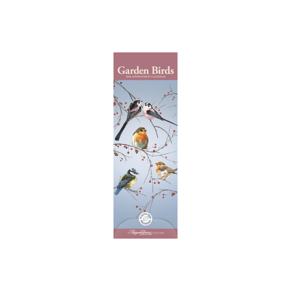 Carousel Calendars Garden Birds by Pollyanna Pickering Slim Calendar 2025 (häftad, eng)