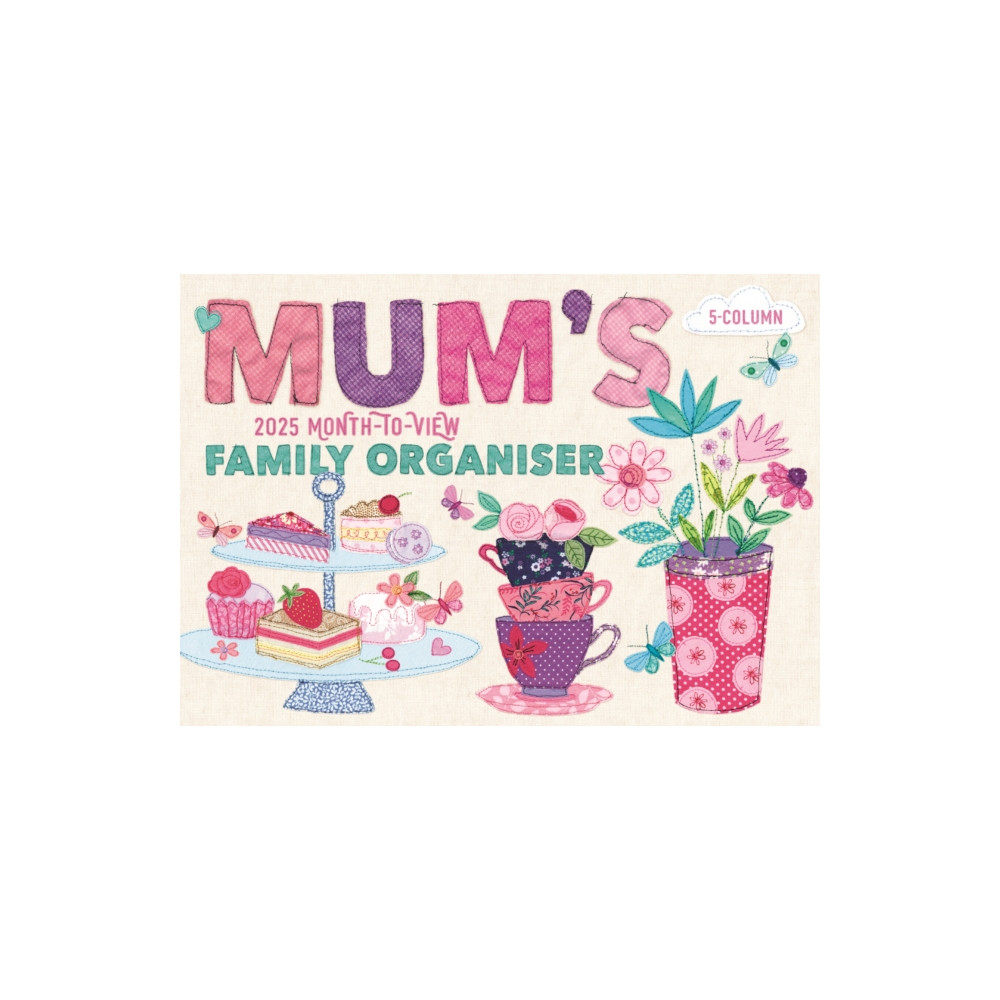Mums Fabric & Buttons Planner A4 Calendar 2025 (häftad, english) Carousel Calendars