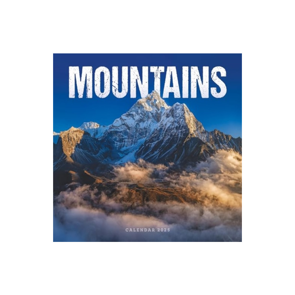 Mountains Square Wall Calendar 2025 (häftad, english) Carousel Calendars