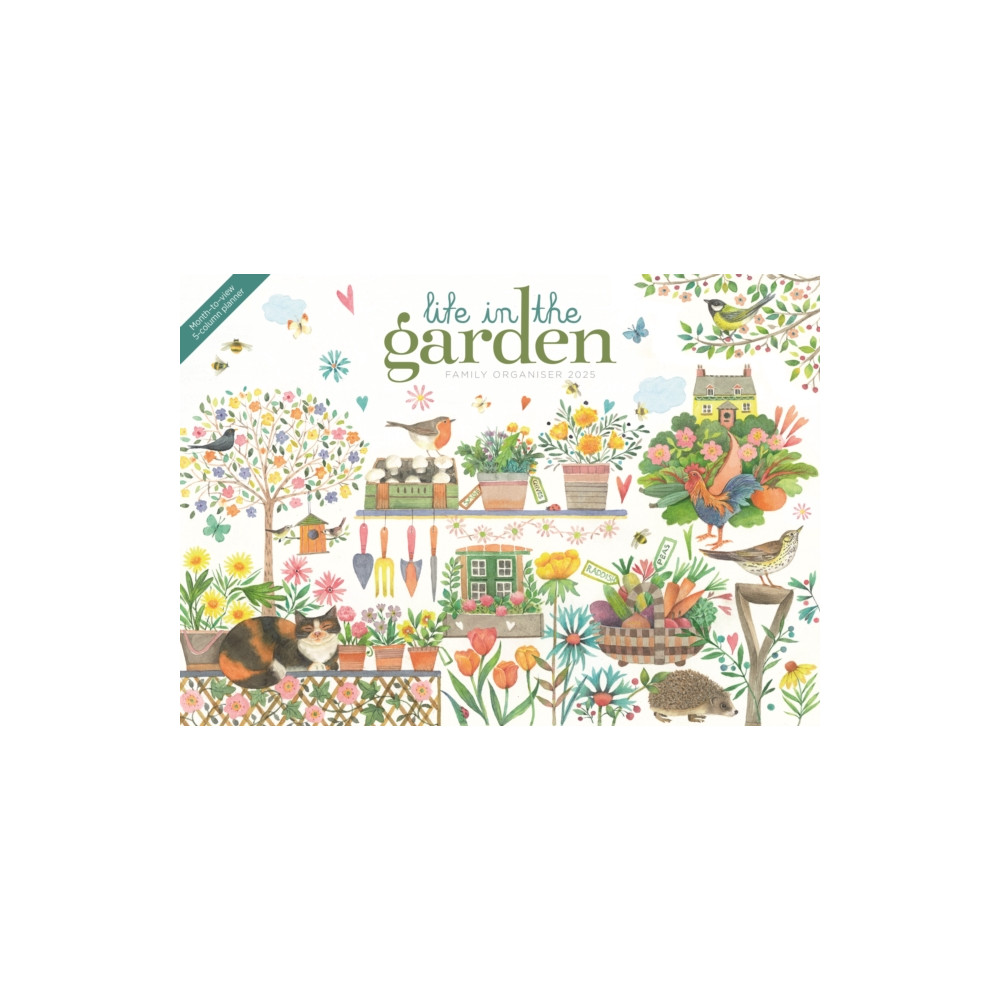 Life in the Garden Planner A4 Calendar 2025 (häftad, english) Carousel Calendars
