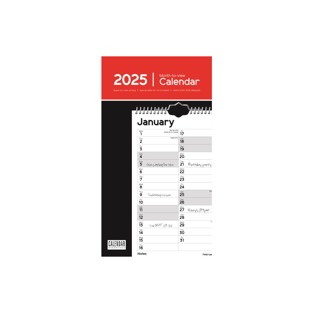 Essential Stubby Slim Calendar Calendar 2025 (häftad, english) Carousel Calendars