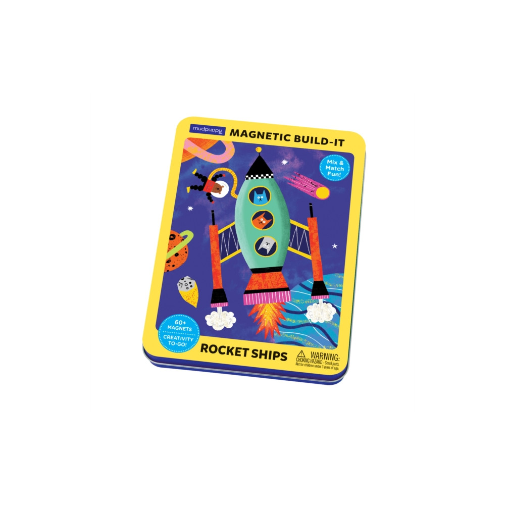 Rocket Ships Magnetic Build-it Galison