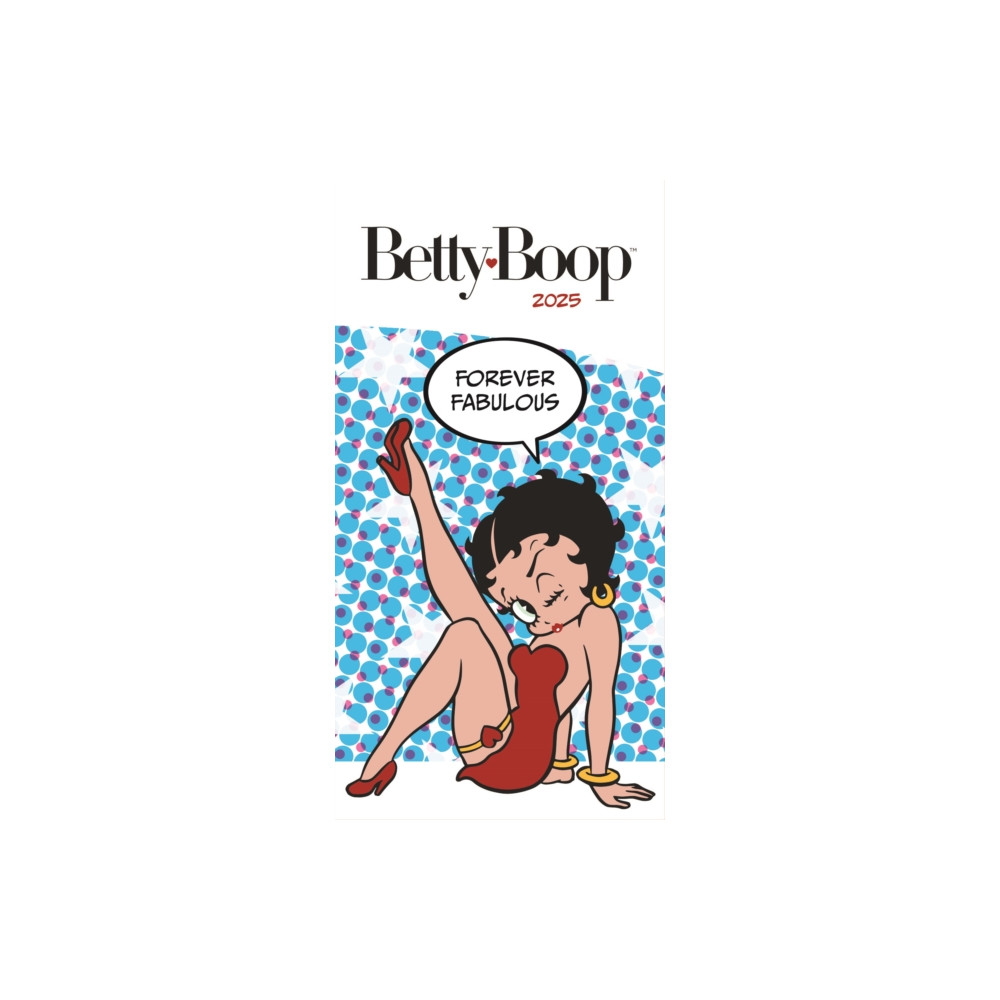 Betty Boop Slim Diary 2025 (häftad, english) Carousel Calendars