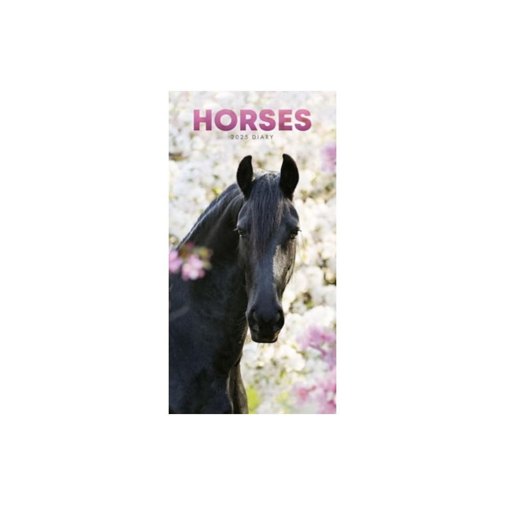 Horses Slim Diary 2025 (häftad, english) Carousel Calendars