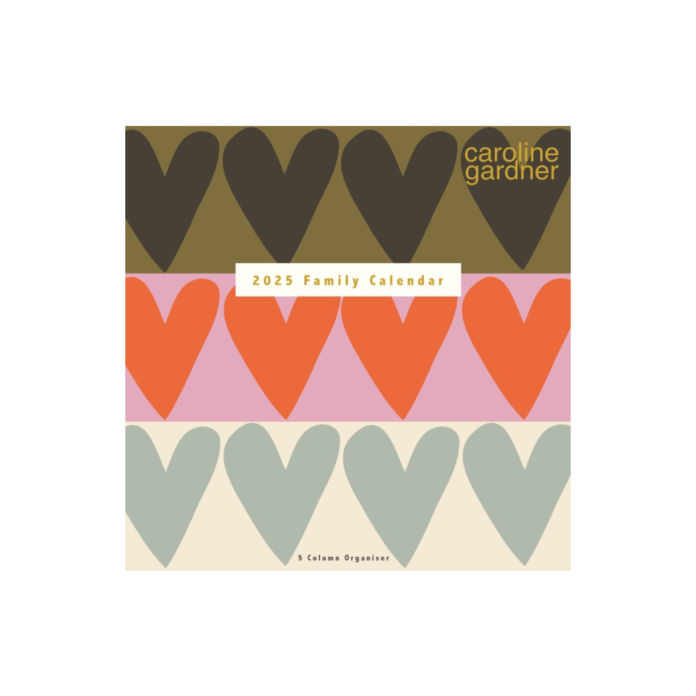 Caroline Gardner Hearts Planner Wall Calendar 2025 (häftad, english) Portico Designs Ltd