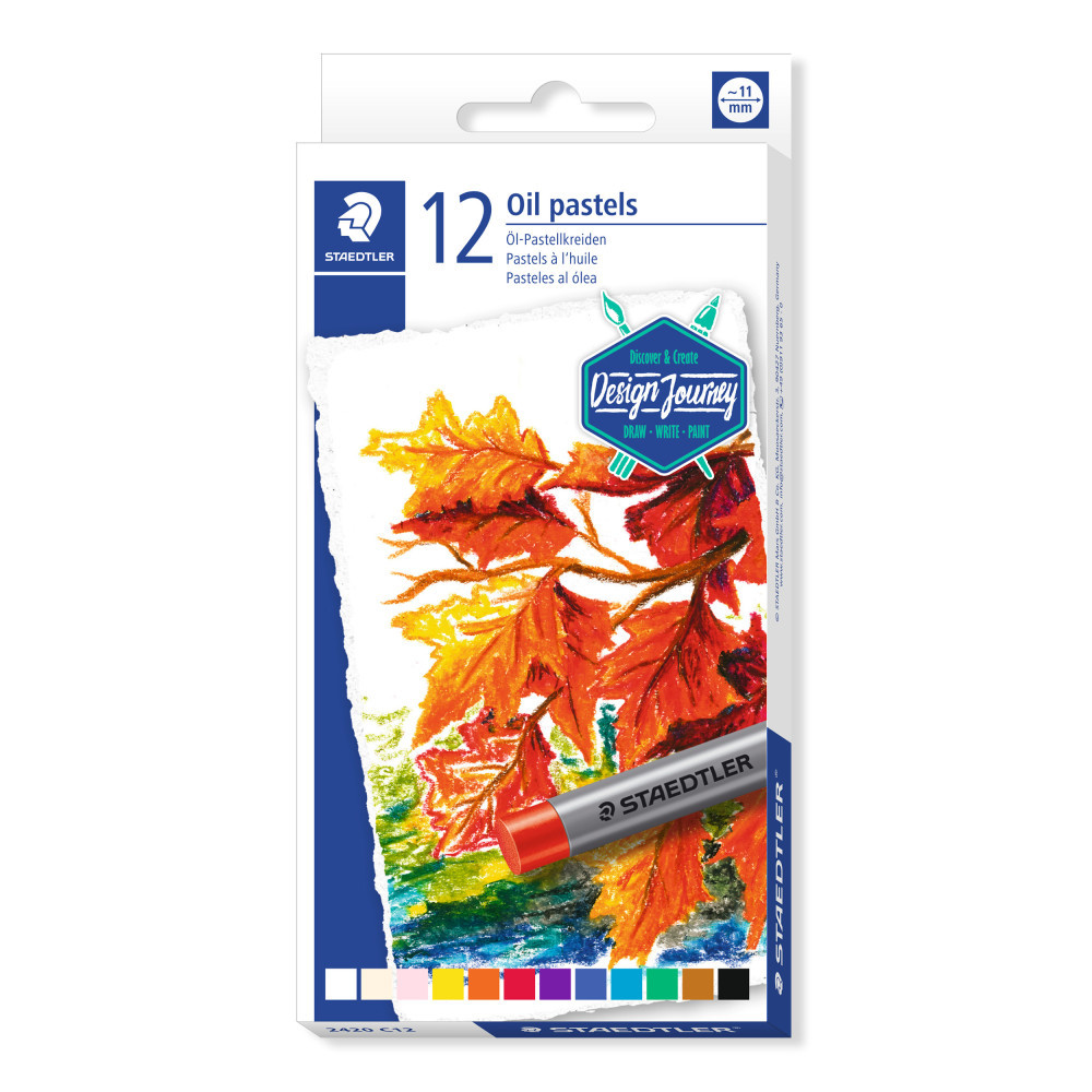 Oljepastellkritor, 12 färger Staedtler A/S