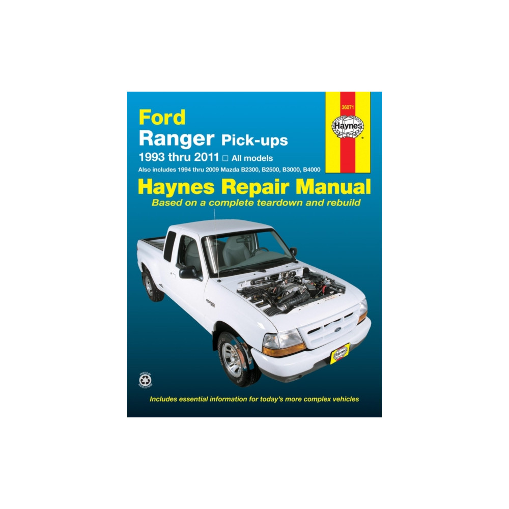 Ford Ranger (1993-2011) & Mazda B2300/B2500/B3000/B4000 (1994-2009) Haynes Repair Manual (USA) (häftad, english) Haynes Manuals Inc