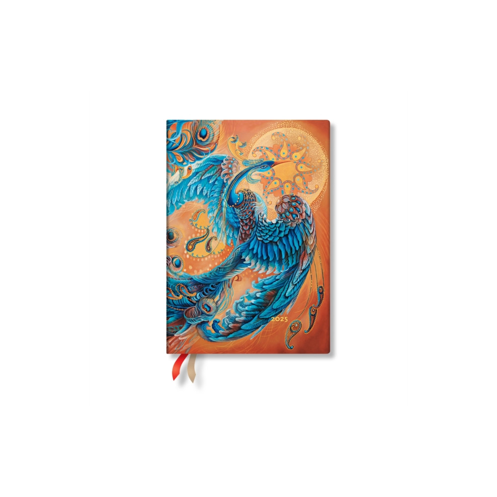 Skybird (Birds of Happiness) Midi 12-month Horizontal Softcover Flexi Dayplanner 2025 (Elastic Band Closure) (häftad, en... Little, Brown Book Group