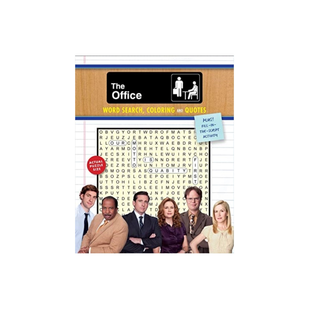 The Office Word Search, Coloring and Quotes (häftad, english) Canterbury Classics