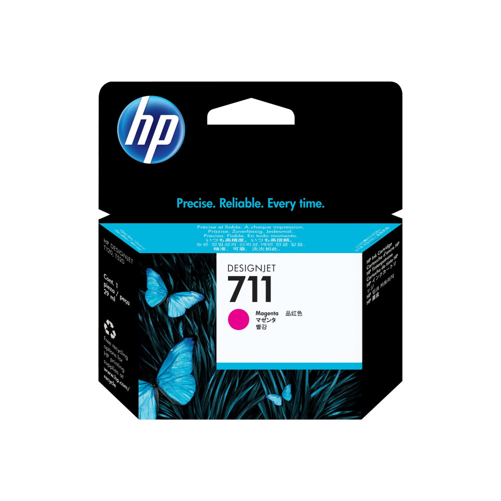 HP 711 - magenta - original - DesignJet - bläckpatron