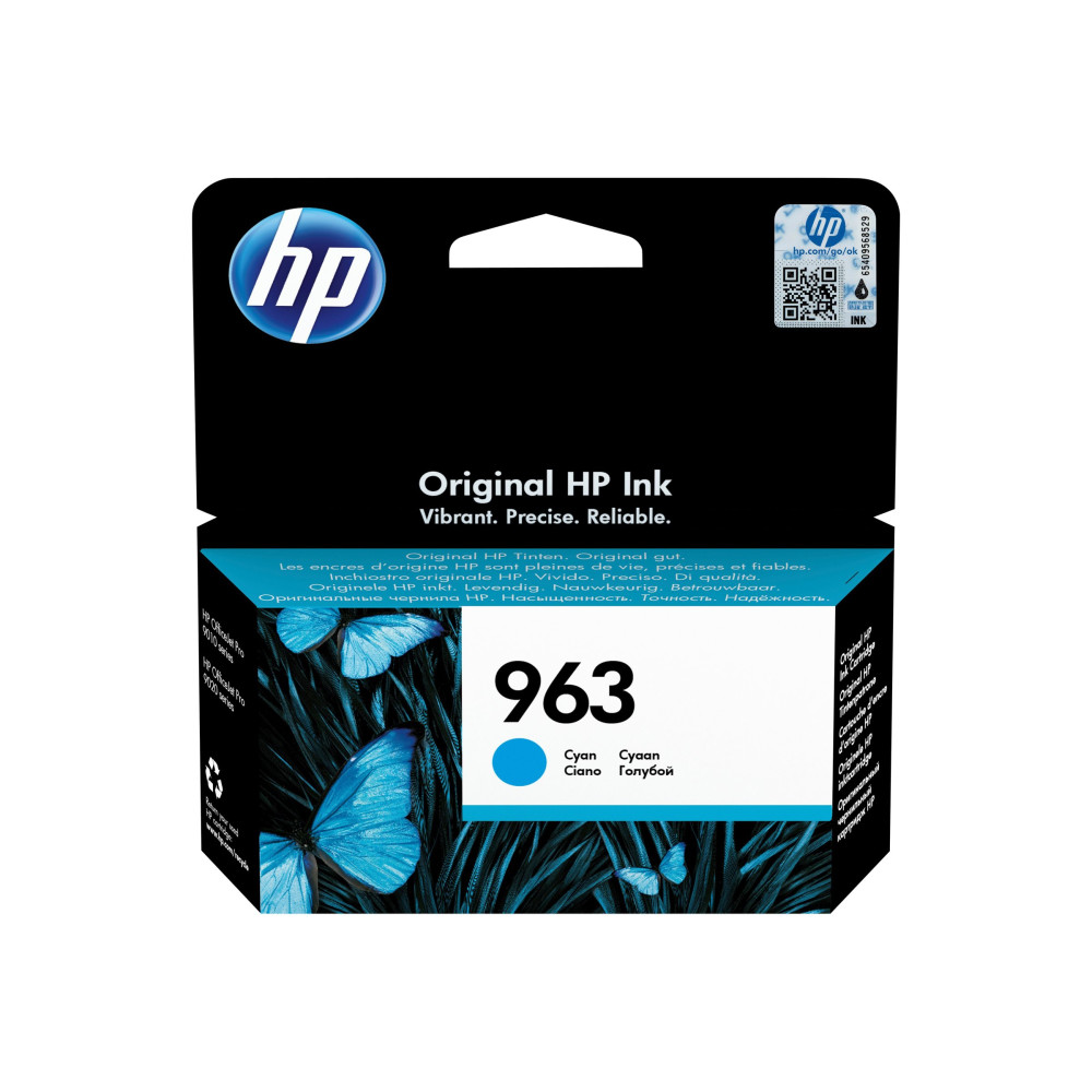 HP 963 - cyan - original - bläckpatron