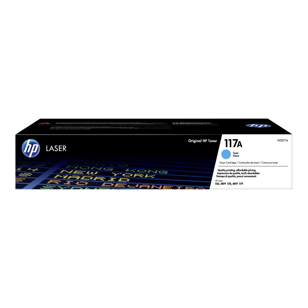 HP 117A - cyan - original - tonerkassett (W2071A)