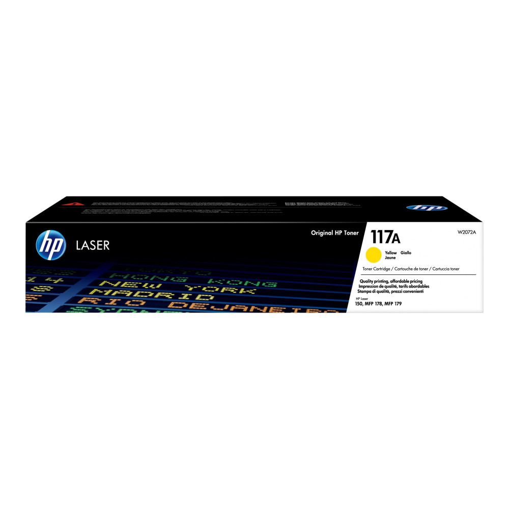 HP 117A - gul - original - tonerkassett (W2072A)