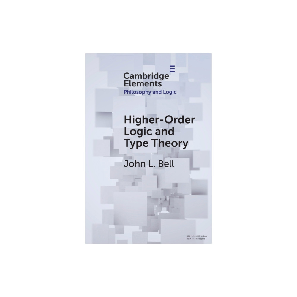 Higher-Order Logic and Type Theory (häftad, english) Cambridge University Press