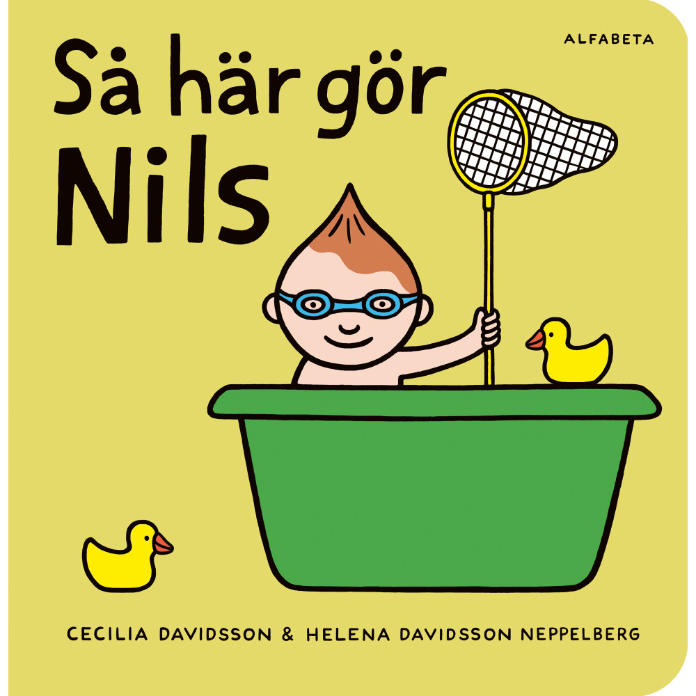 Så här gör Nils (bok, board book) Cecilia Davidsson