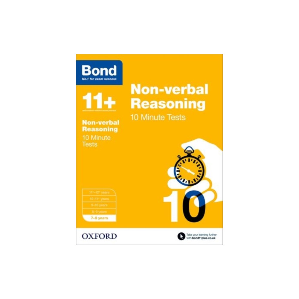 Bond 11+: Non-verbal Reasoning: 10 Minute Tests (häftad, english) Oxford University Press