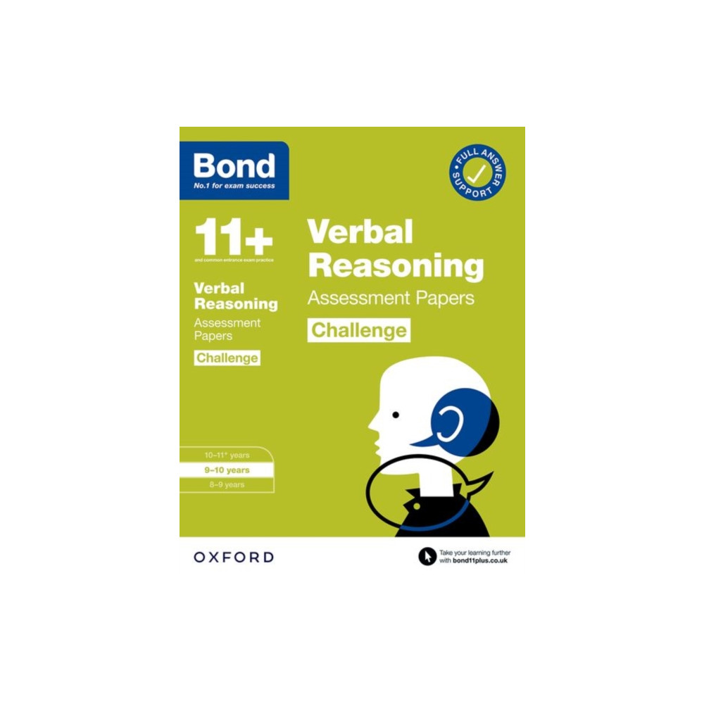 Bond 11+: Bond 11+ Verbal Reasoning Challenge Assessment Papers 9-10 years (häftad, english) Oxford University Press