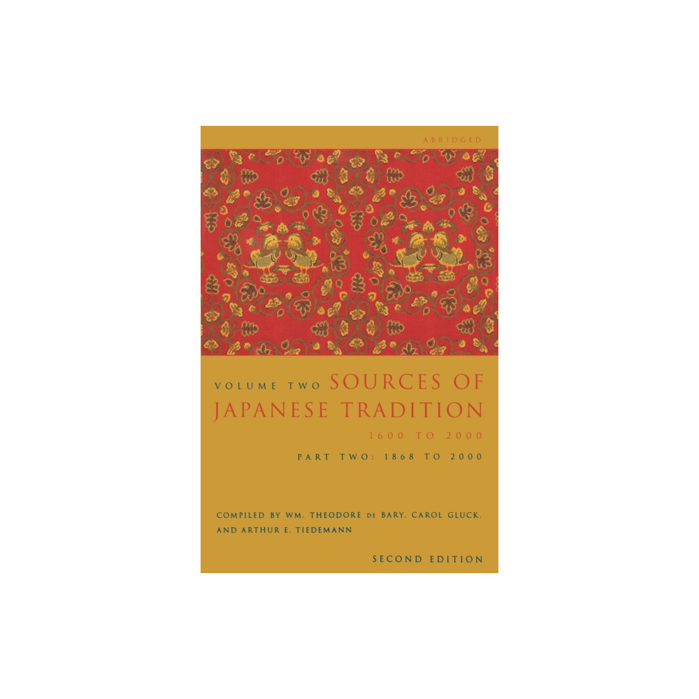 Sources of Japanese Tradition, Abridged (häftad, english) Columbia university press