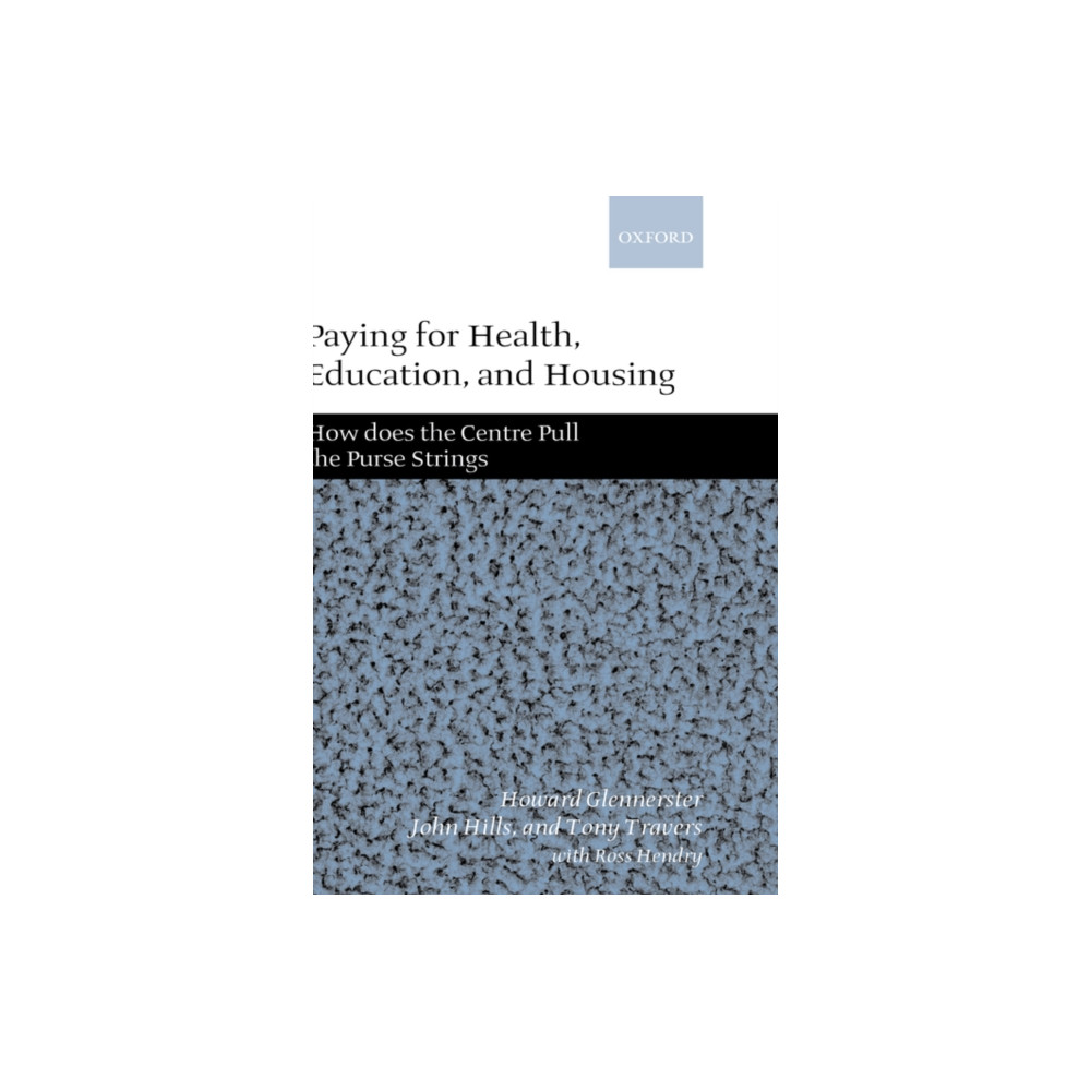Paying for Health, Education, and Housing (inbunden, english) Oxford University Press