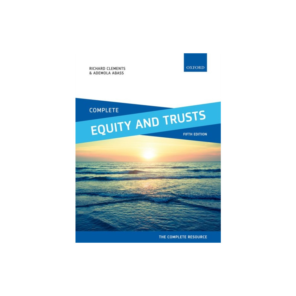Complete Equity and Trusts (häftad, english) Oxford University Press