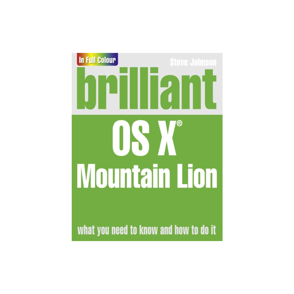 Brilliant OS X Mountain Lion (häftad, english) Pearson Education Limited