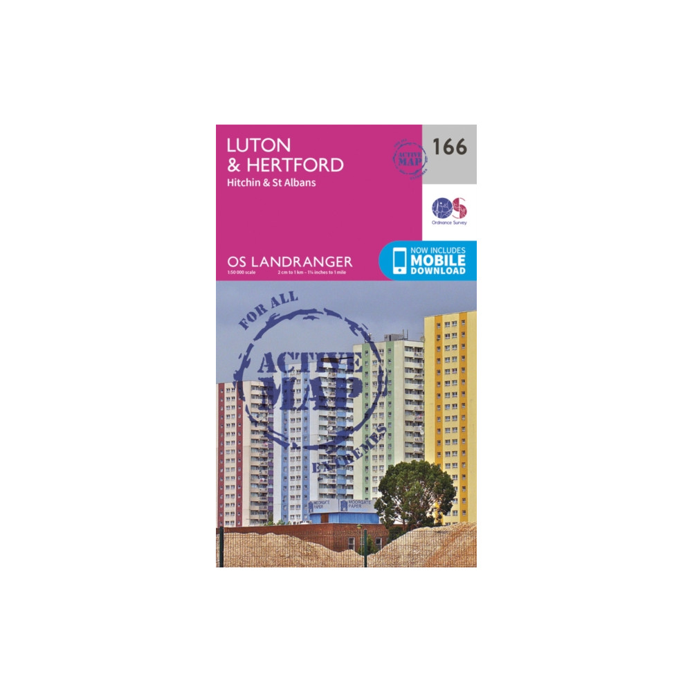 Ordnance Survey Luton, Hertford, Hitchin & St Albans