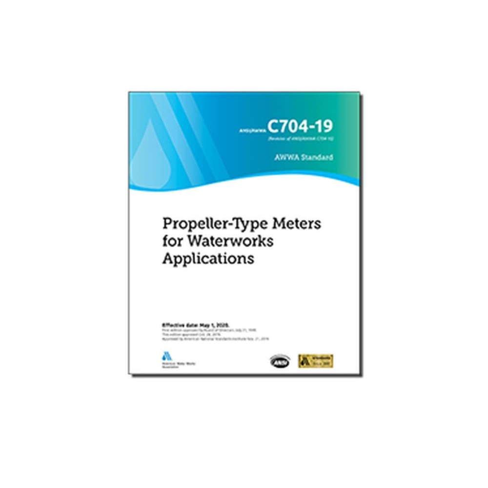 American Water Works Association,US C704-19 Propeller-Type Meters for Waterworks Applications (häftad, eng)