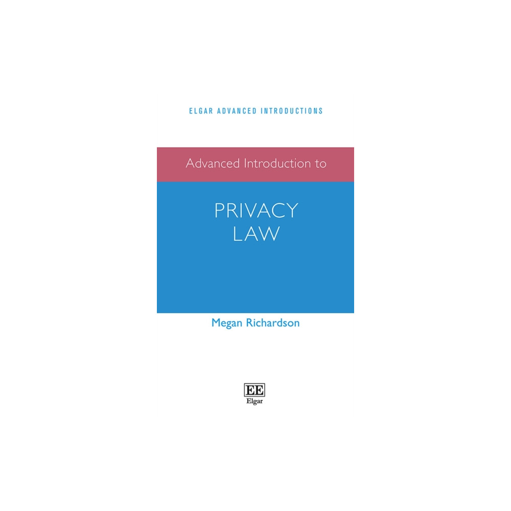 Edward Elgar Publishing Ltd Advanced Introduction to Privacy Law (häftad, eng)