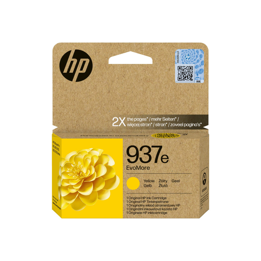 HP 937e EvoMore - gul - original - bläckpatron