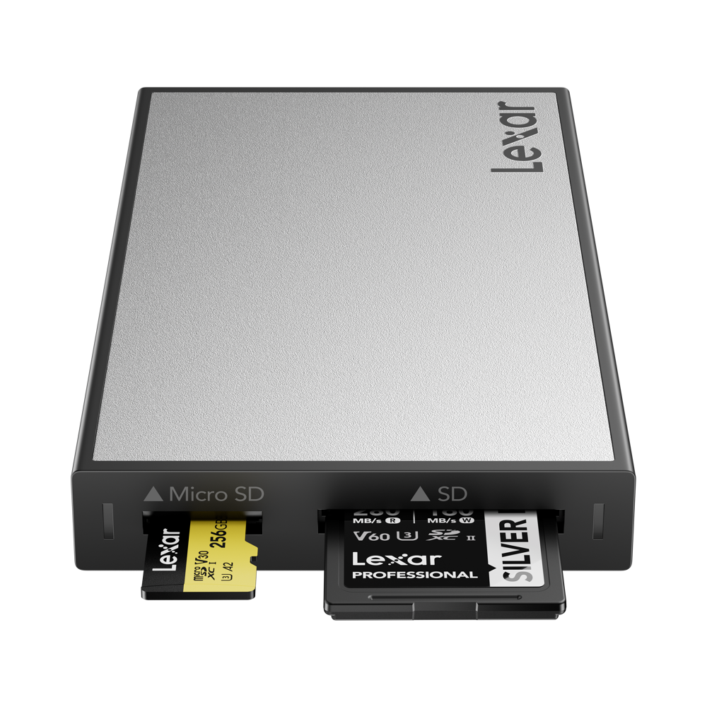 Lexar Professional Workflow USB 3.2 Gen2 Reader, UHS-I/UHS-II, support SD/MicroSD