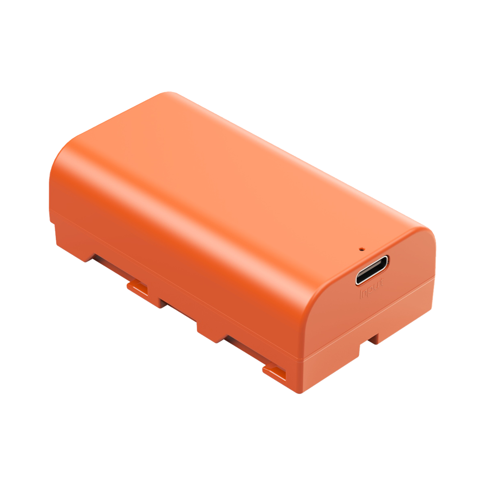 SmallRig 4971 NP-F550 USB-C Rechargeable Camera Battery Orange