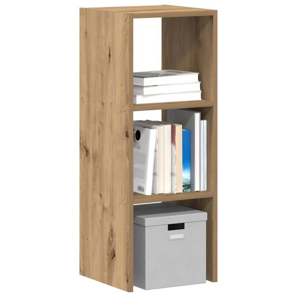 Bokhylla stapelbar artisan ek 30x30x80 cm konstruerat trä