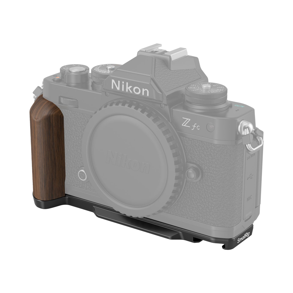 SmallRig 4802 Wooden L-Shape Grip for Nikon Z fc Black