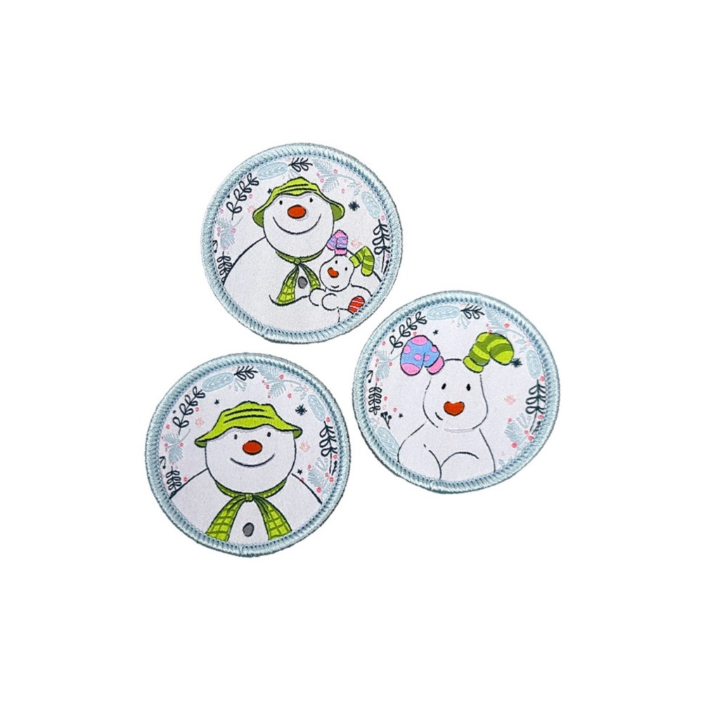 Pawprint Family Snowman and Snowdog Sew On Patch Set (häftad, eng)