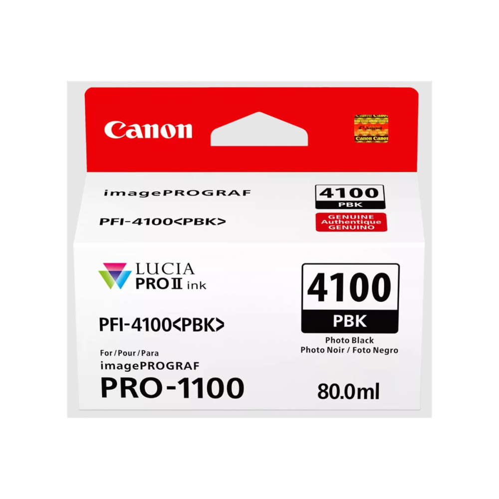 Canon PFI-4100 PBK - foto-svart - original - bläcktank