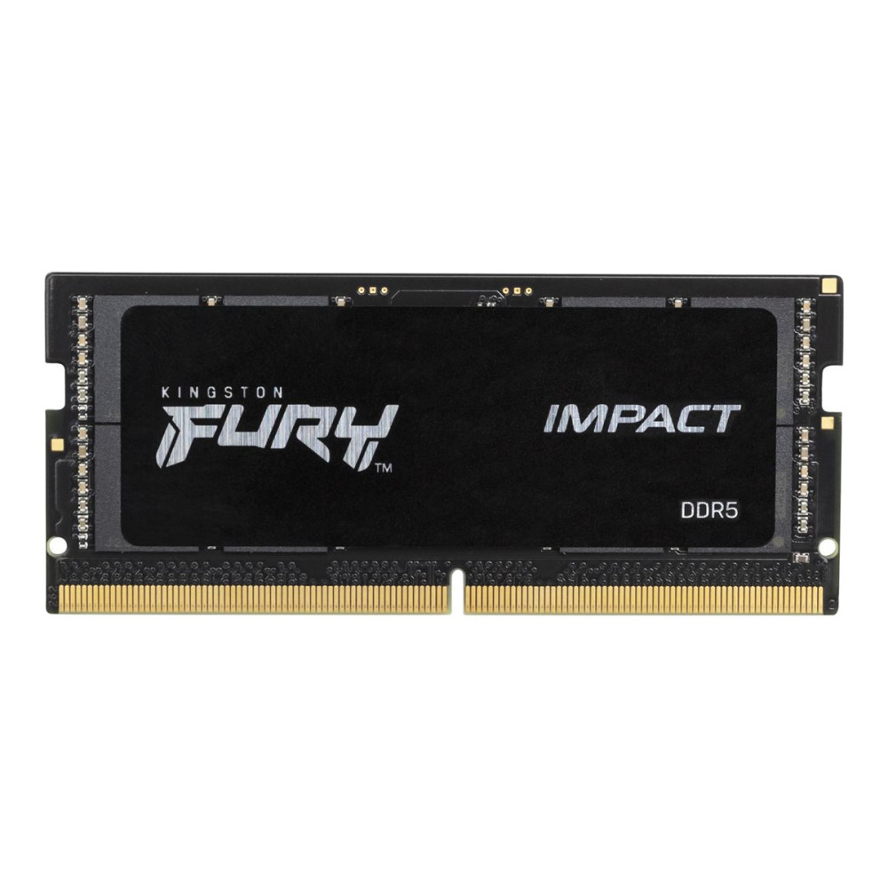 Kingston FURY Impact - DDR5 - modul - 16 GB - SO DIMM 262-pin - 4800 MHz / PC5-38400 - ej buffrad