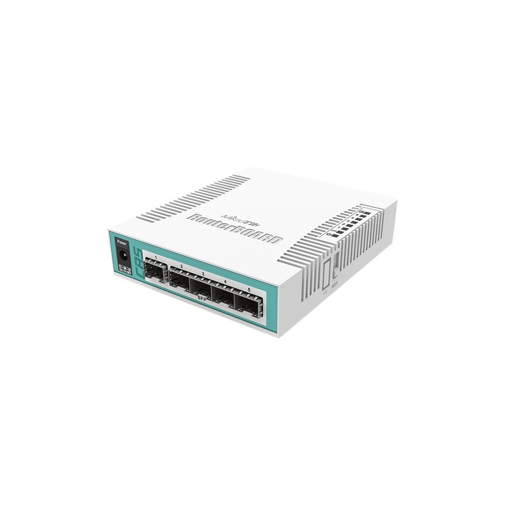 MikroTik RouterBOARD Cloud Router Switch CRS106-1C-5S - switch - 6 portar - smart