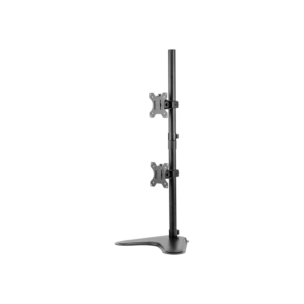 Fellowes Professional Series Free-standing Dual Stacking Monitor Arm ställ - för 2 monitorer - svart