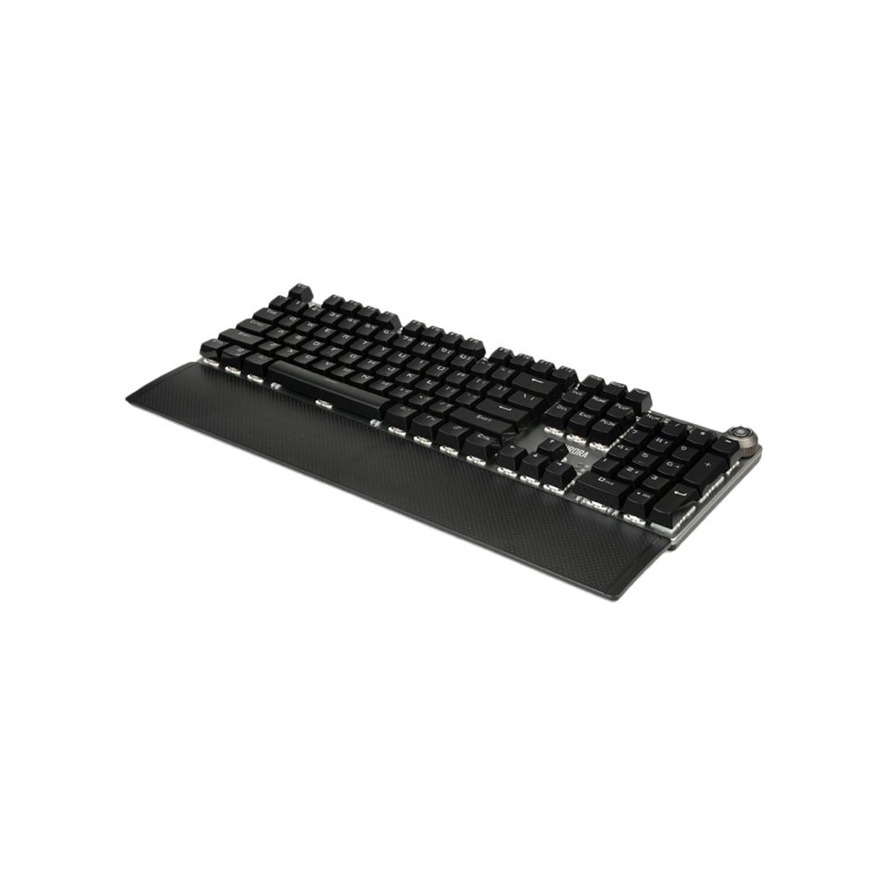 iBOX AURORA K-4 - tangentbord - QWERTY - svart, silver Inmatningsenhet