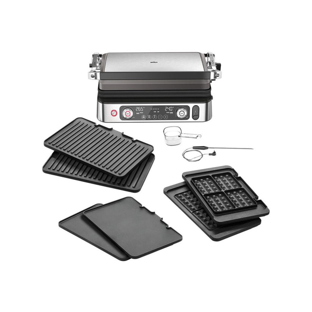 Braun MultiGrill 9 Pro CG 9167 - grill - svart / rostfritt stål