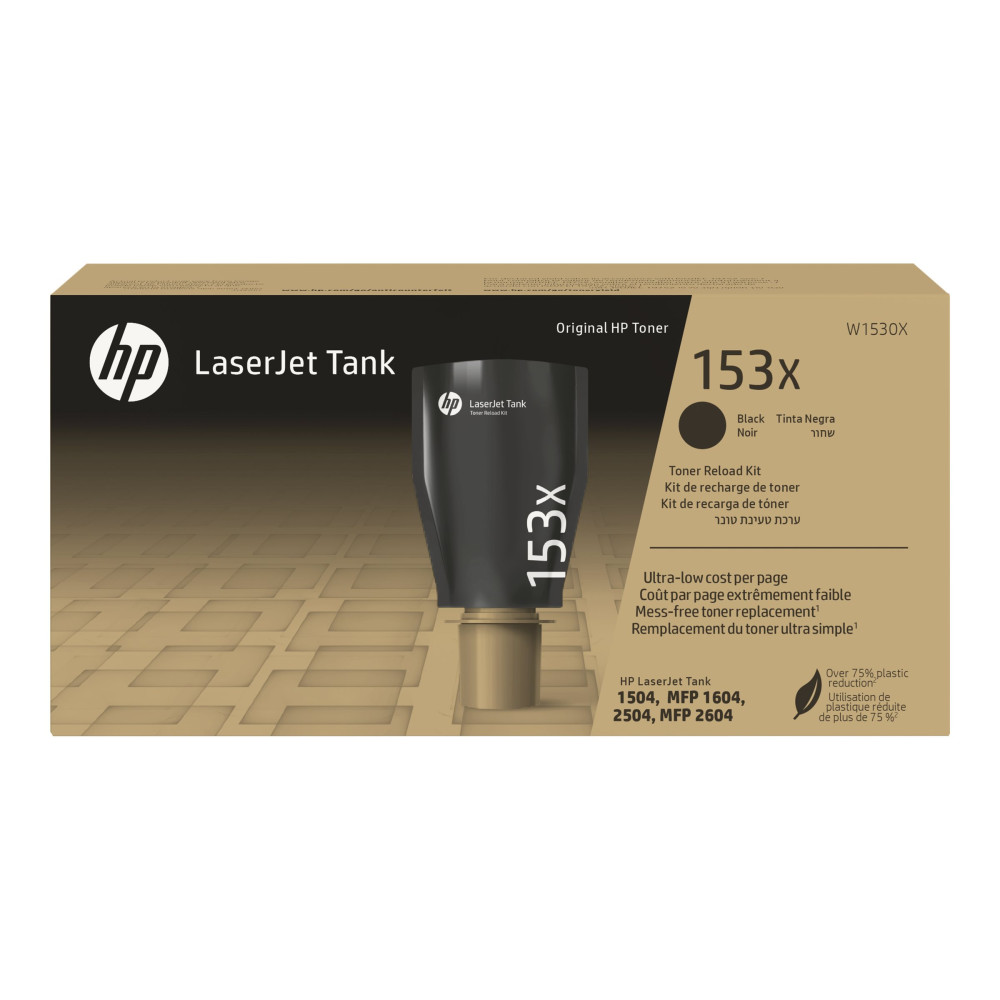 HP 153X - hög kapacitet - svart - original - LaserJet - tonerkassett (W1530X)