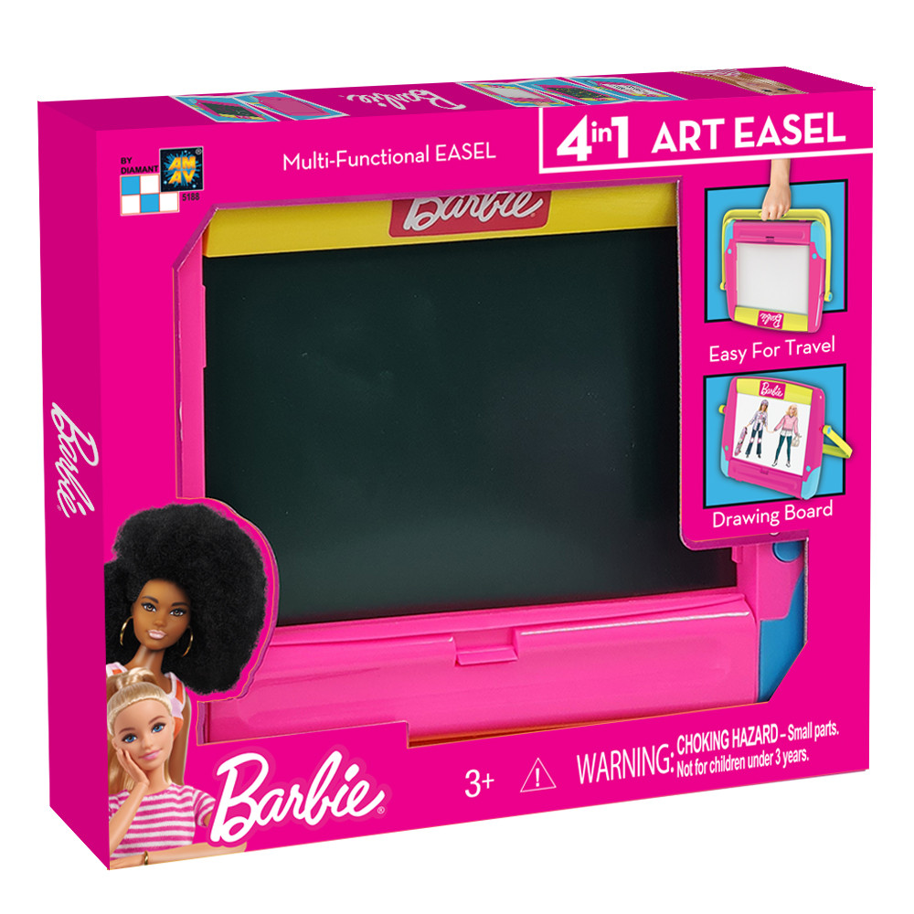 Barbie Barbie - Easel and Drawing Board - 4 in 1 Art Easel (AM-5188)