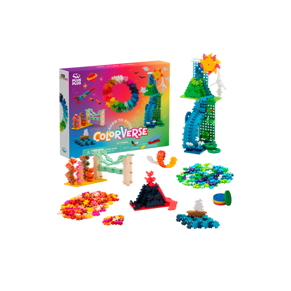 PLUS PLUS Plus Plus - Learn to build Colorverse Super set - (3972)