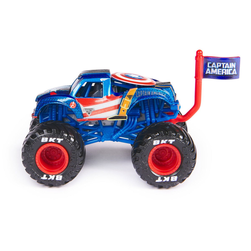 Monster Jam Monster Jam - 1:64 Marvel Single-Captain America (6071333)