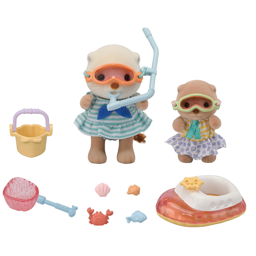 Sylvanian Families Sylvanian Families - Sea Otter Sisters - Splashy Snorkel Set (5804)
