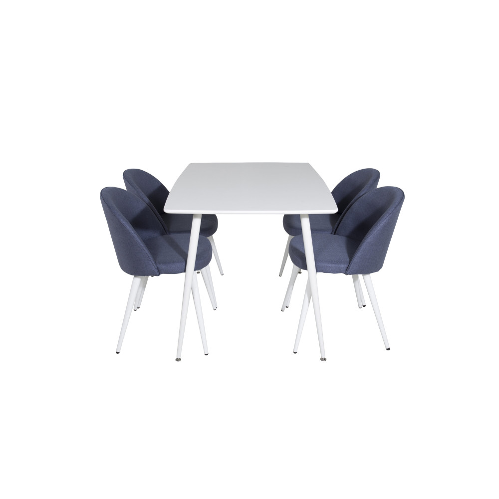 Matgrupp Polar med stolarna Velvet