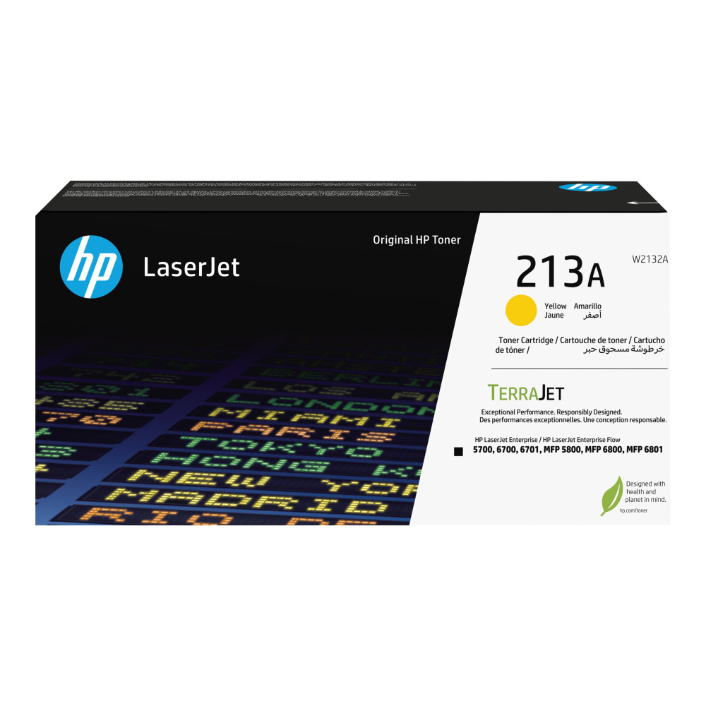 HP 213A - gul - original - LaserJet - tonerkassett (W2132A)
